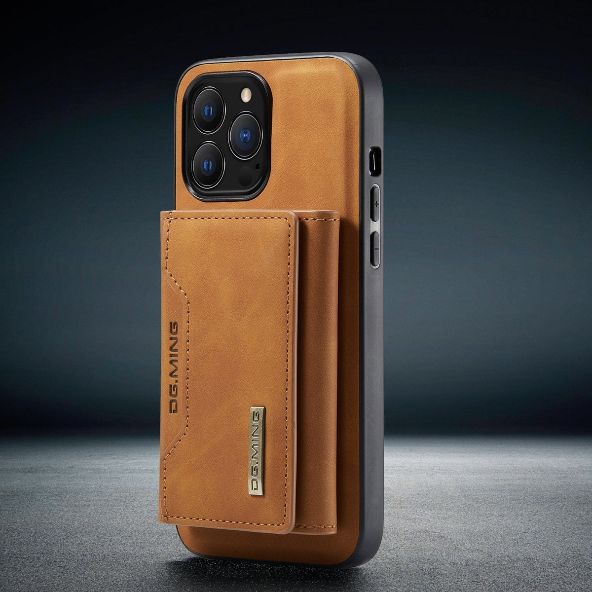 Detachable Leather Phone Case with Wallet and Kickstand for iPhone