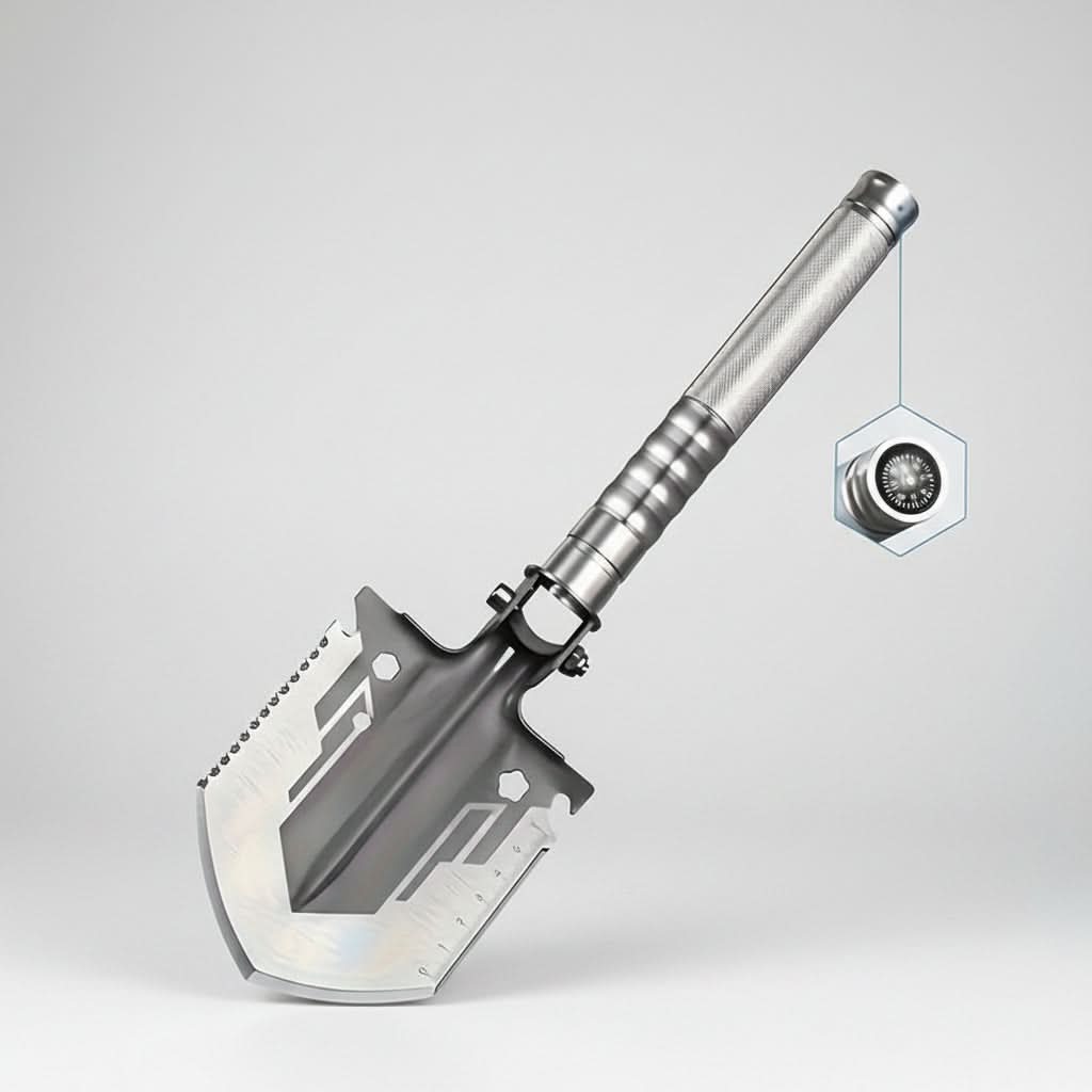 Compact Folding Shovel for Outdoor and Emergency Situations
