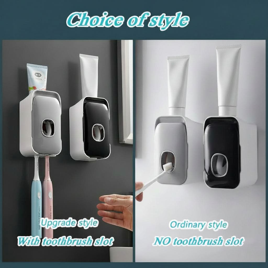 Manual Toothpaste Dispenser for a Tidy Bathroom Setup