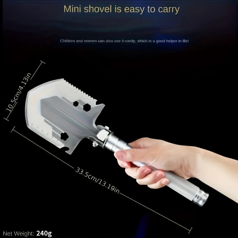 Folding Compact Shovel for Outdoor and Emergency Situations