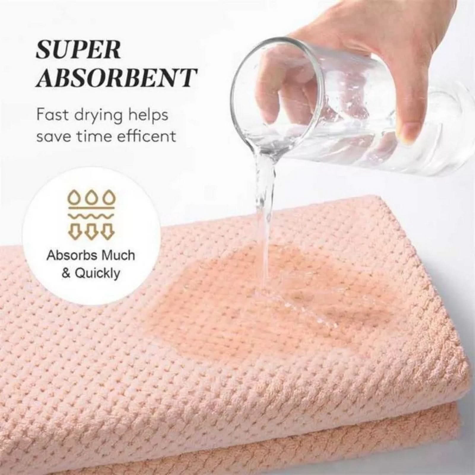 Coral Velvet Hair Towel Wrap for Quick Drying and Frizz Control