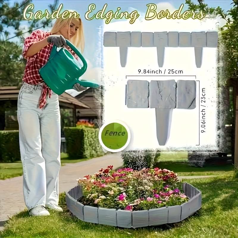 Decorative Garden Edging Stones for Neat Lawn Borders