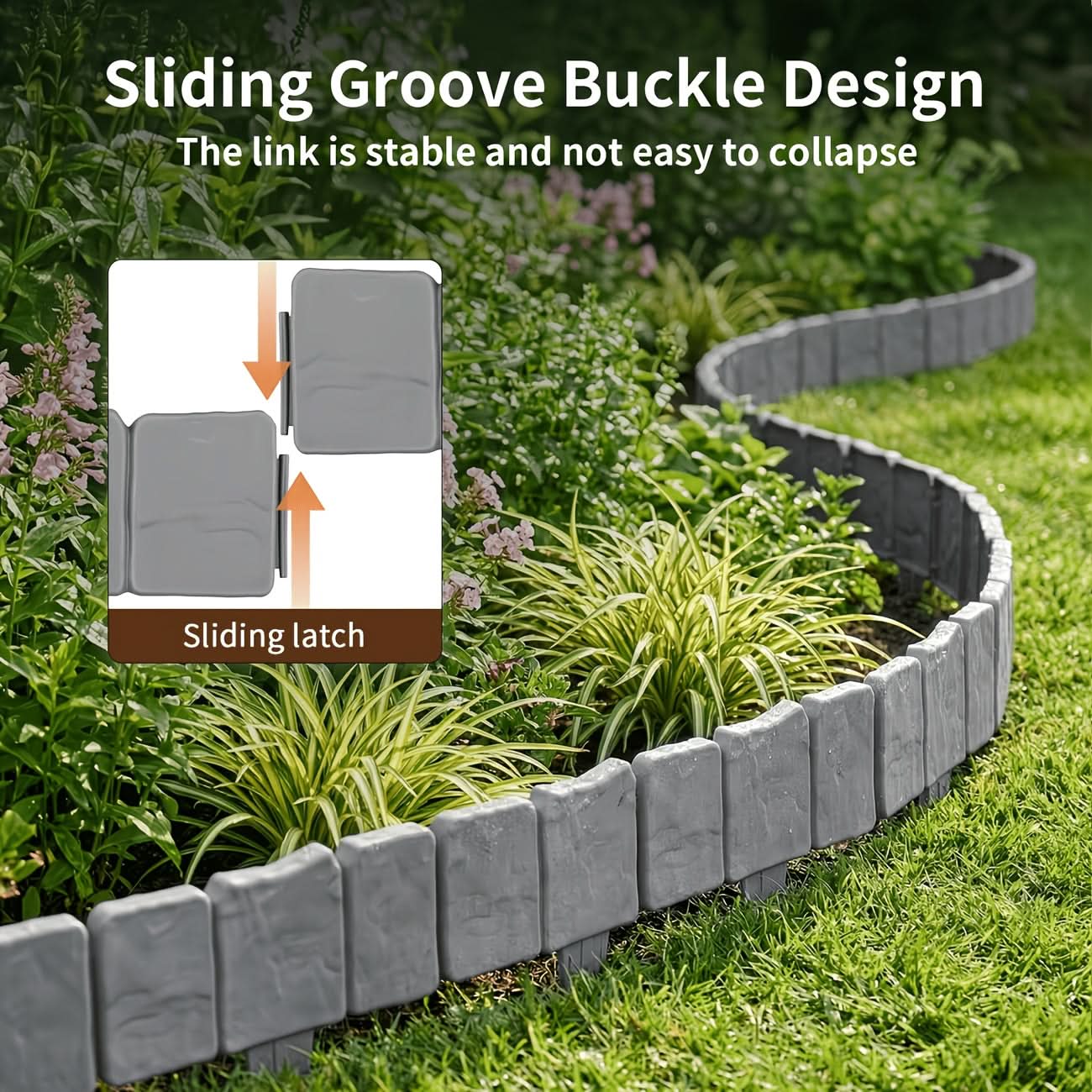 Decorative Lawn Edging Stone Border for Garden Landscaping