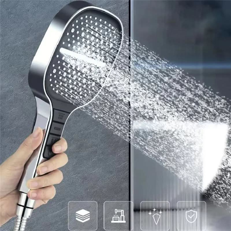 High-Pressure Shower Head with 7 Settings for Daily Comfort