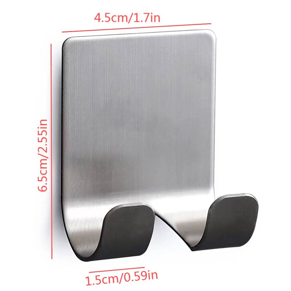 Punch-Free Razor Holder in Space Aluminum for Neat Bathroom Storage