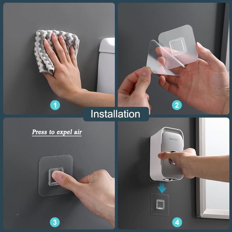 Manual Toothpaste Dispenser for a Tidy Bathroom Setup