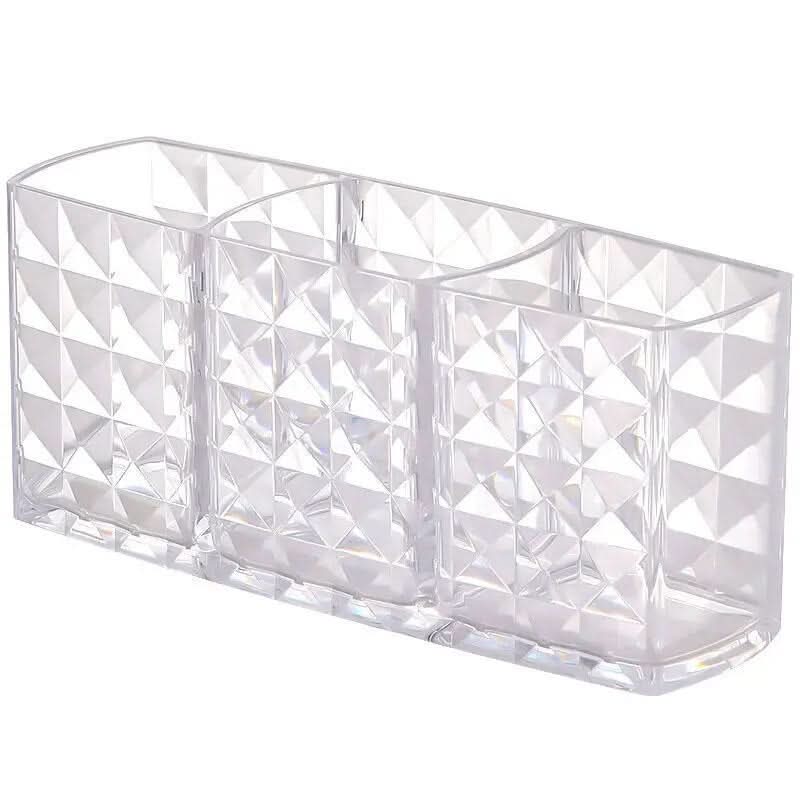 Diamond Patterned Bathroom Storage Cabinet for Cosmetics and Essentials