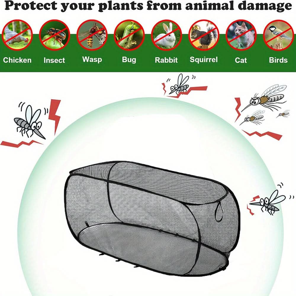 Natural Outdoor Plant Shield – Protective Mesh Greenhouse Cover