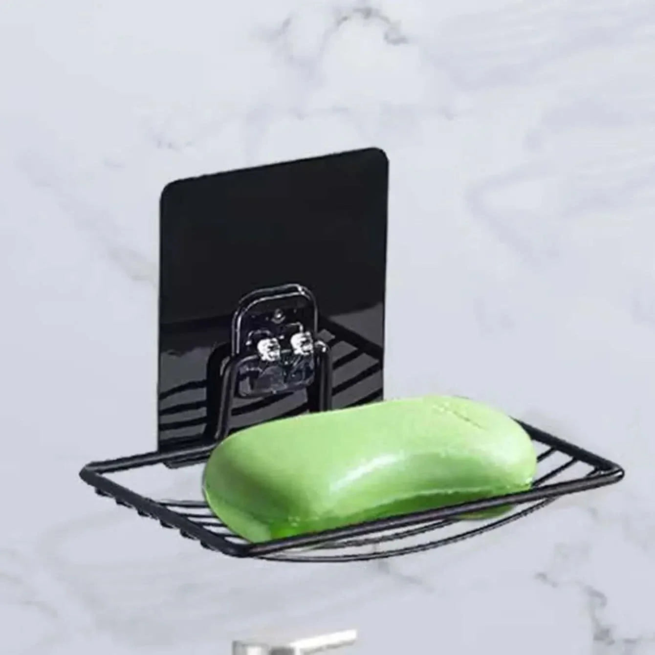 Stainless Steel Soap Rack – Wall-Mounted with Drainage for Bathroom Organization