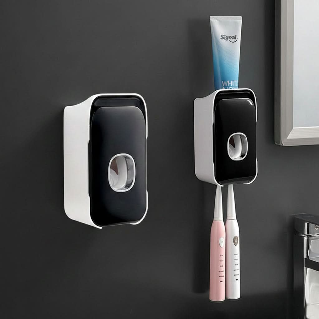 Toothpaste Dispenser – Manual Organizer for a Tidy Bathroom