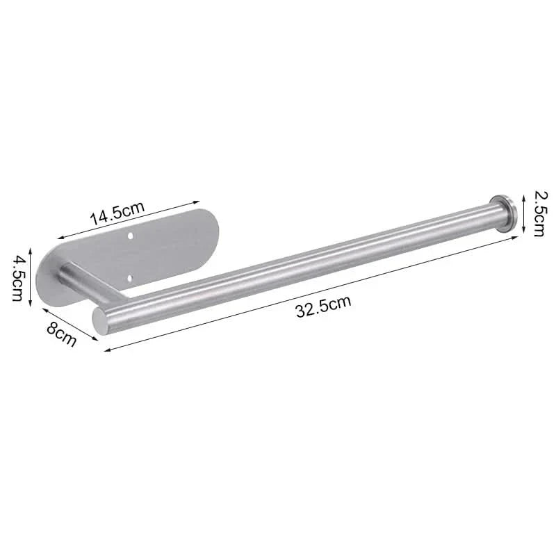 Stainless Steel Wall-Mounted Paper Towel Holder for Kitchen and Bath