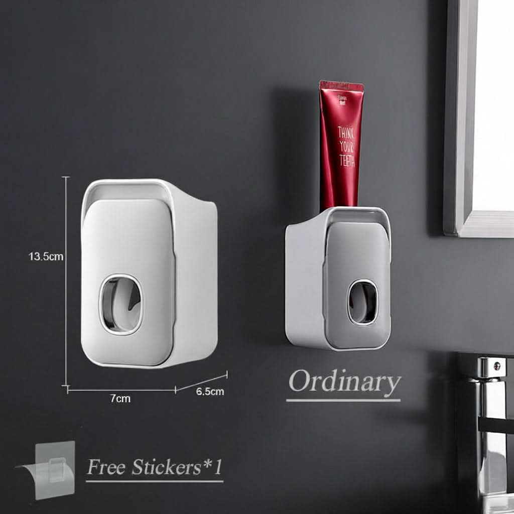 Manual Toothpaste Dispenser for a Tidy Bathroom Setup