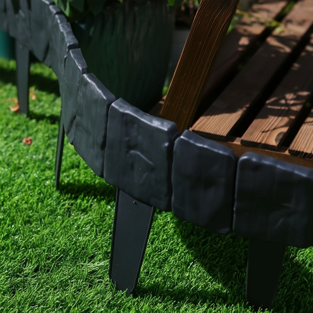 Decorative Garden Edging Stones for Neat Lawn Borders