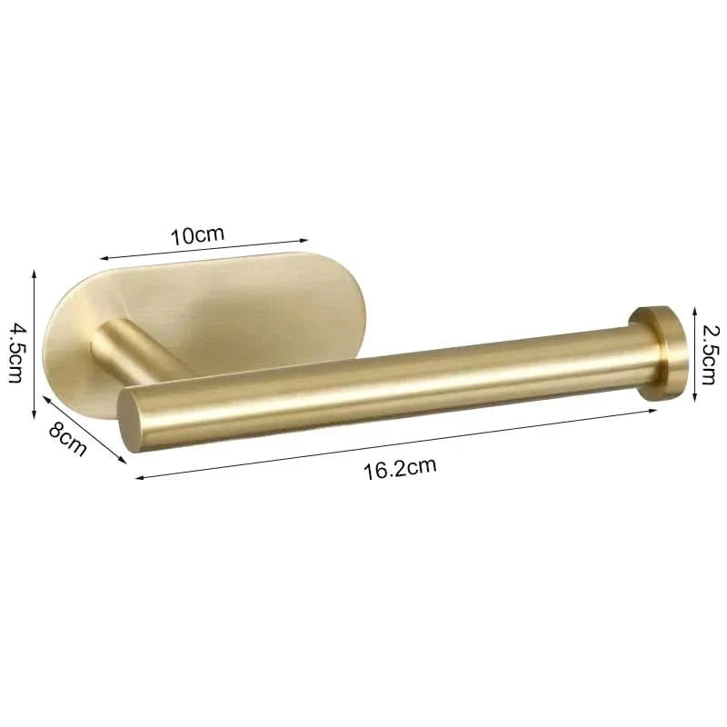 Stainless Steel Wall-Mounted Paper Towel Holder for Kitchen and Bath