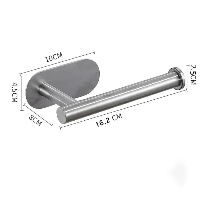 Stainless Steel Wall-Mounted Paper Towel Holder for Kitchen and Bath