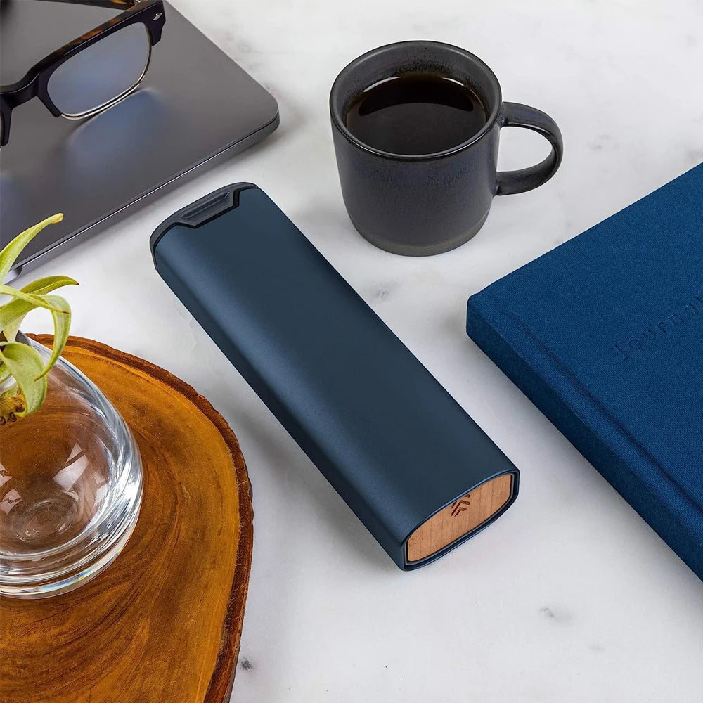 ChicMed Weekly Pill Holder - Stylish Wooden and Aluminum Design