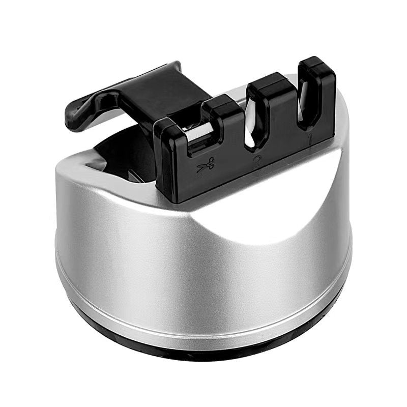 Knife Sharpener with Suction Base – Two-Stage Precision Sharpening