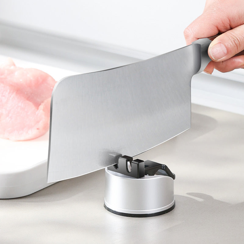 Knife Sharpener with Suction Base – Two-Stage Precision Sharpening