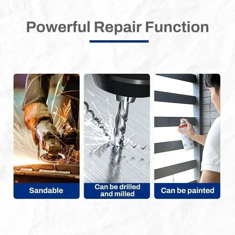Heat and Water-Resistant Metal Adhesive for Steel, Aluminum, and Equipment