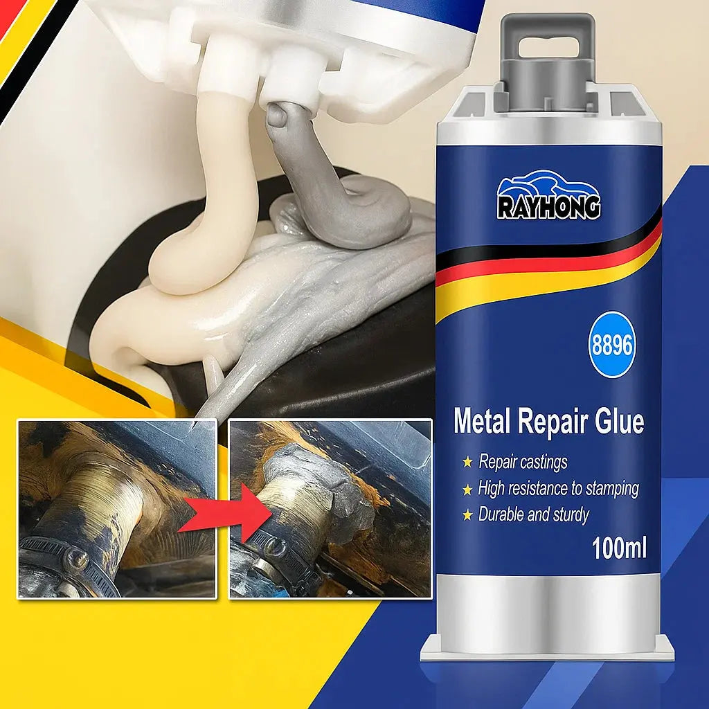 Heat and Water-Resistant Metal Adhesive for Steel, Aluminum, and Equipment