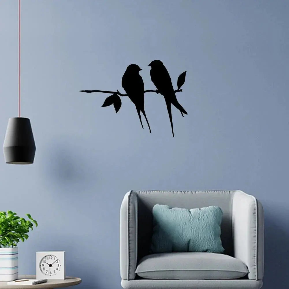 Elegant Silhouette of a Bird – Decorative Metal Wall and Garden Art