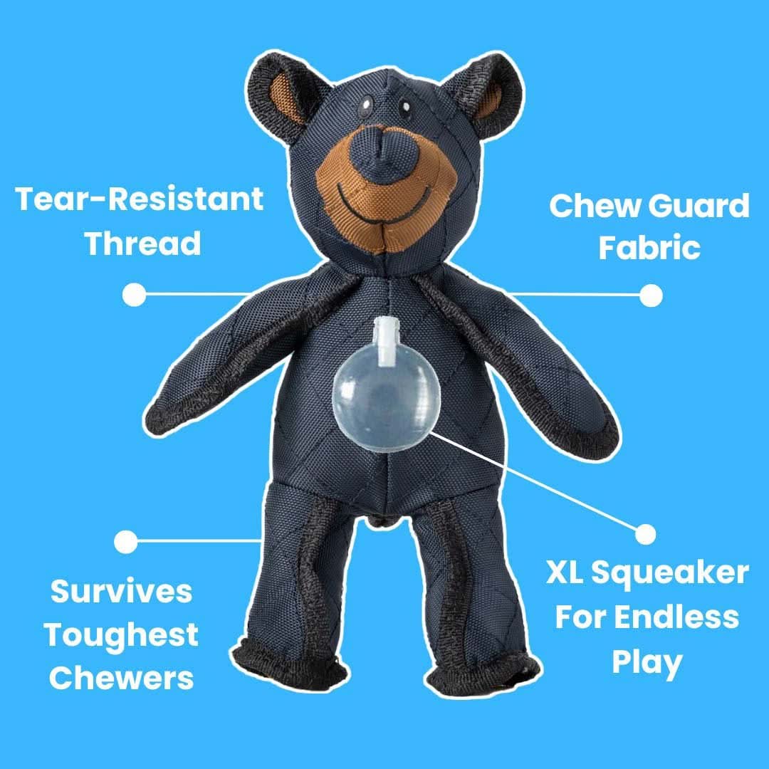 Durable Rubber Dog Toy with Built-In Squeaker for Chewing