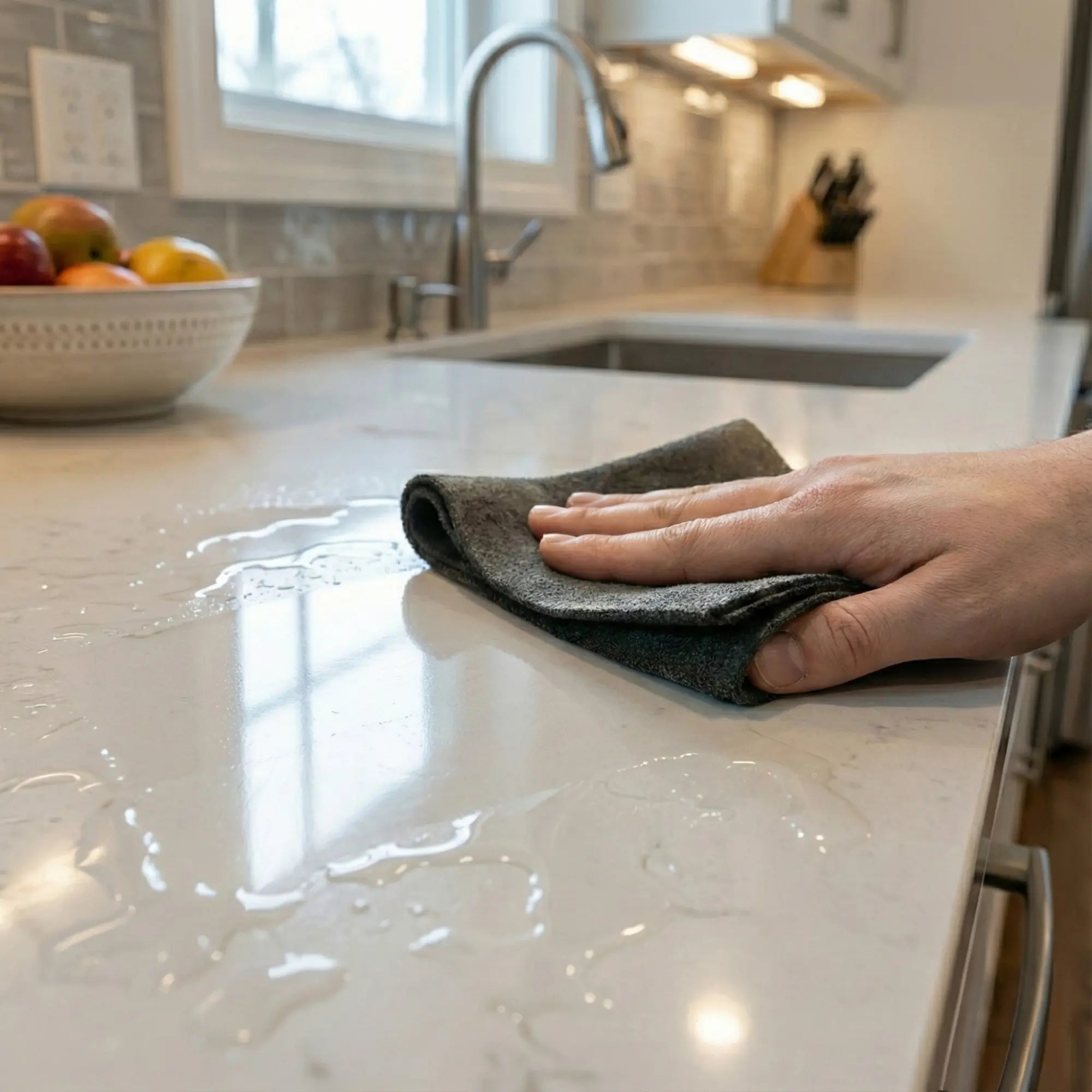 Set of 10 Reusable Lint-Free Microfiber Cloths for Glass Cleaning