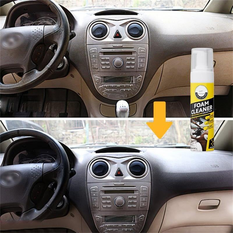 Citrus Scented Foam Cleaner for Car Interiors with UV Protection