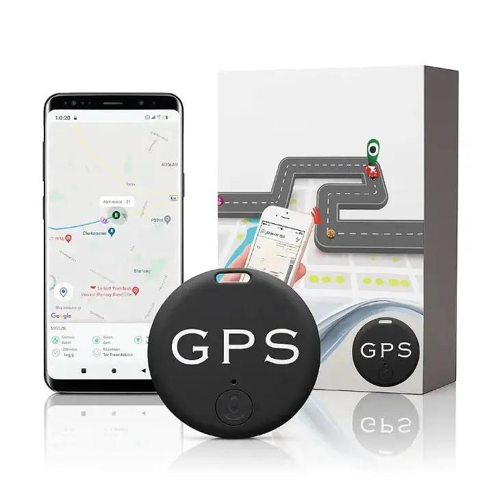 Set of 2 Mini GPS Trackers with Magnet – Real-Time App Tracking for Vehicles, Bikes & Luggage