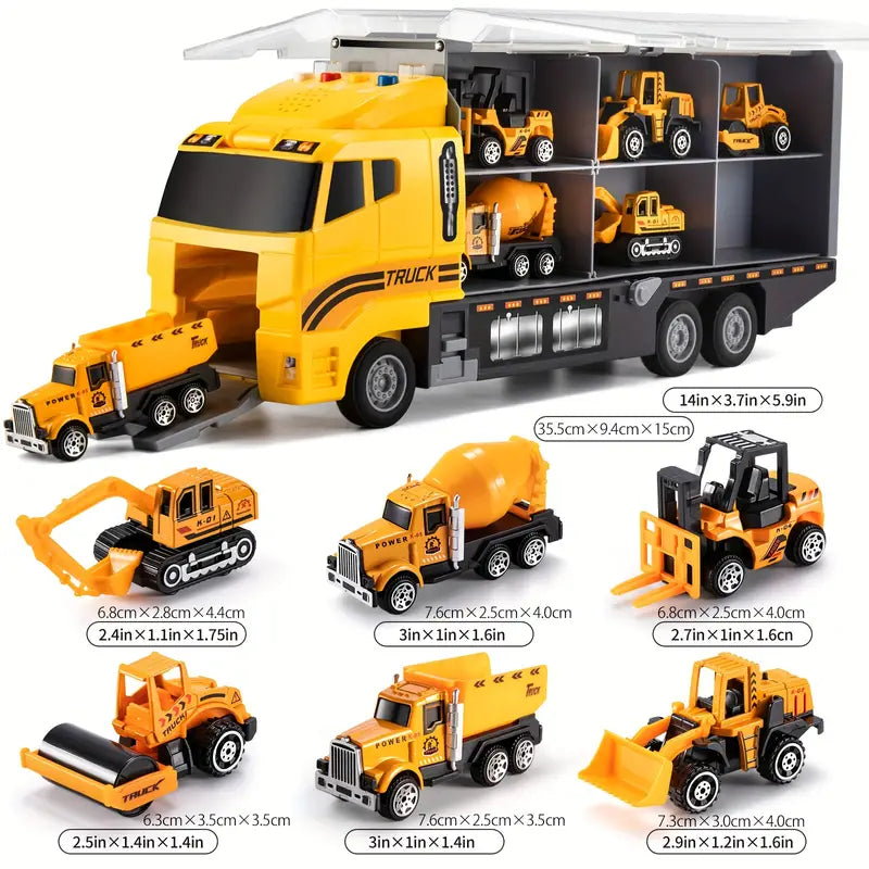 Build & Play Construction Vehicle Set for Young Innovators