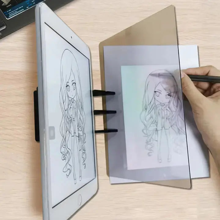 Portable Drawing Reflector for Tablets and Smartphones