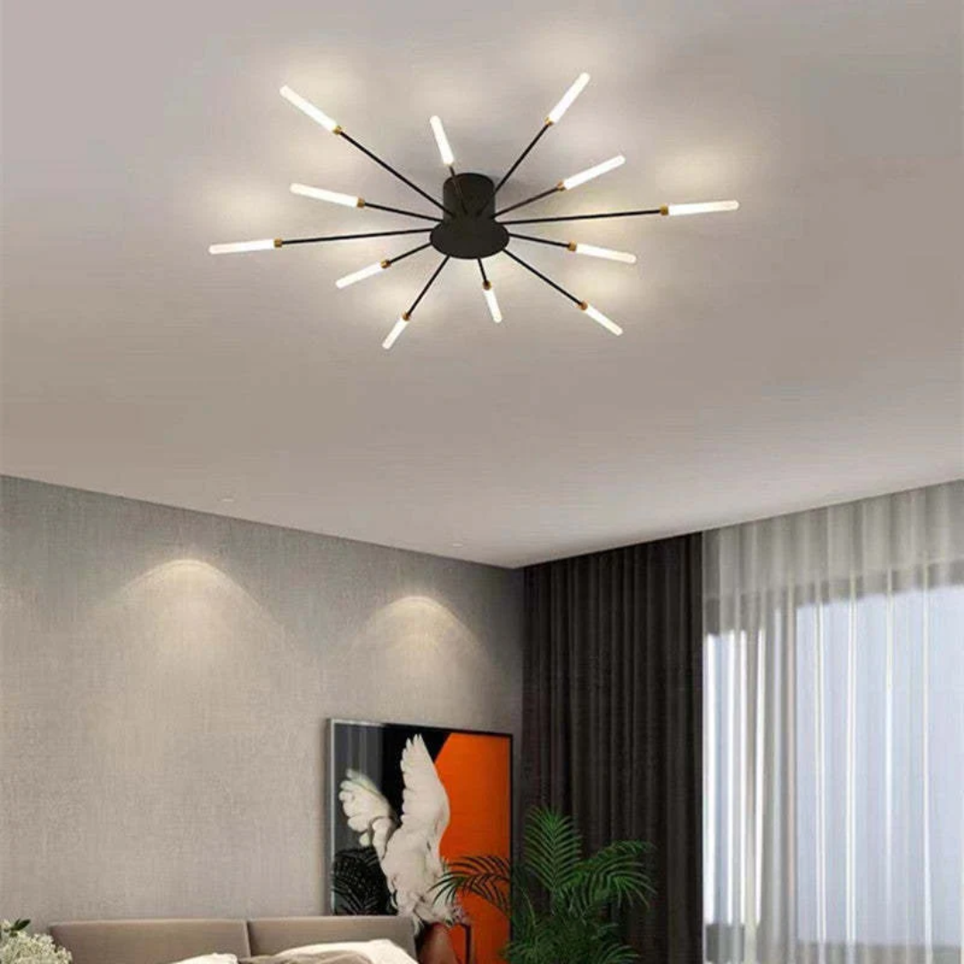 Elegant LED Ceiling Fixture for Spacious Living Areas