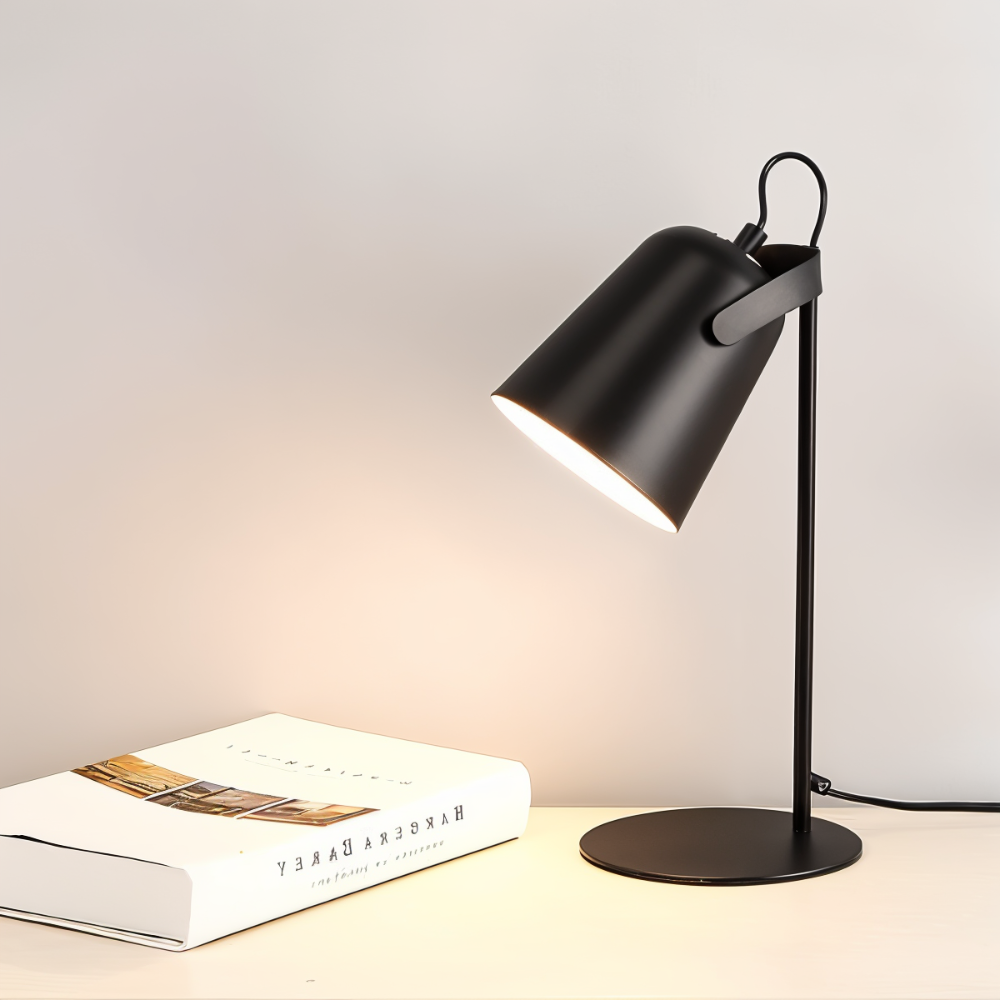 Adjustable Desk Lamp with Rotating Shade for Eye Comfort