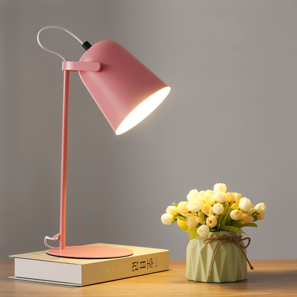 Adjustable Desk Lamp with Rotating Shade for Eye Comfort