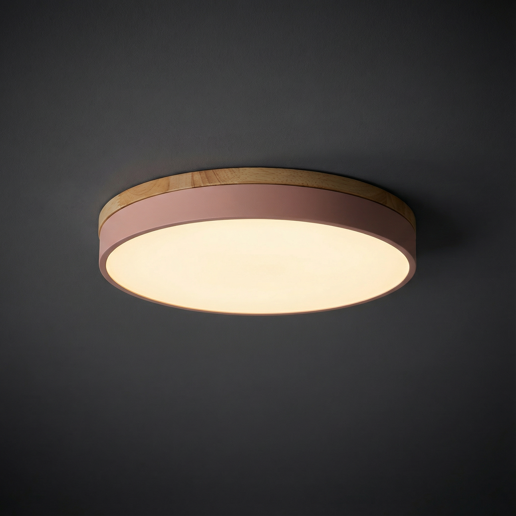 Contemporary Flush Mount LED Ceiling Light Fixture with Dimming Feature