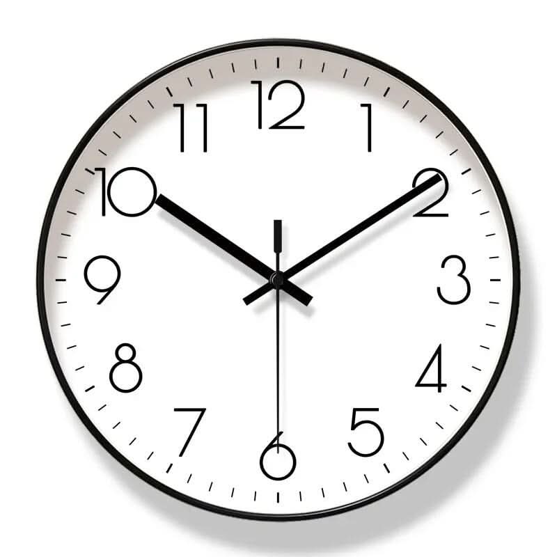 Minimalist Quartz Wall Clock – Silent Modern Home Decoration