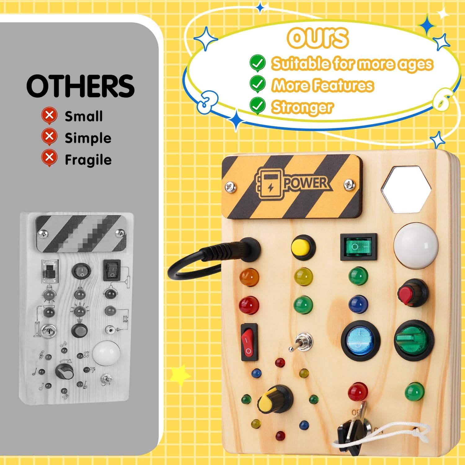 Illuminating Learning Toy for Toddlers Aged 1 to 6