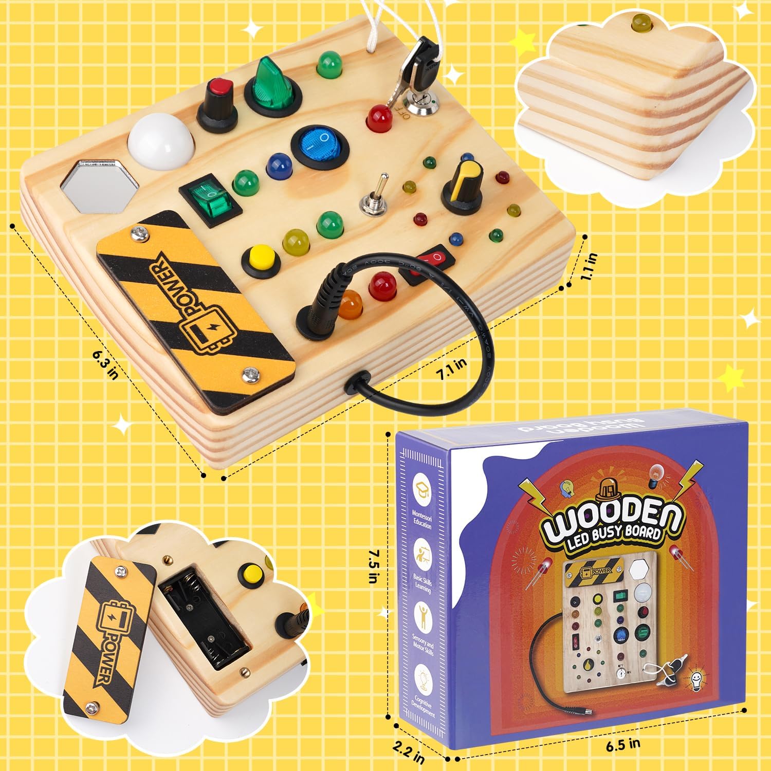 Illuminating Learning Toy for Toddlers Aged 1 to 6