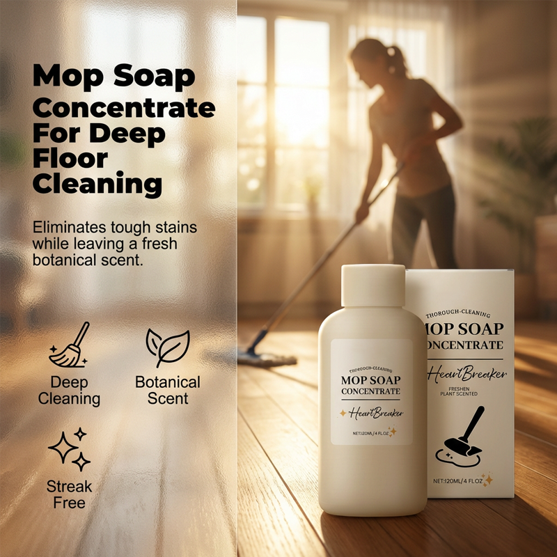 pH-Neutral Mop Soap Concentrate | Streak-Free Shine | Gentle Formula