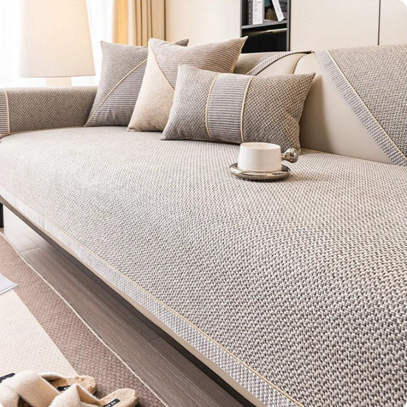 NaturaGuard – Breathable Non-Slip Sofa Protector Cover
