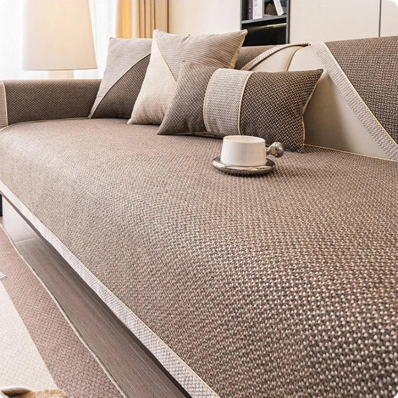 NaturaGuard – Breathable Non-Slip Sofa Protector Cover