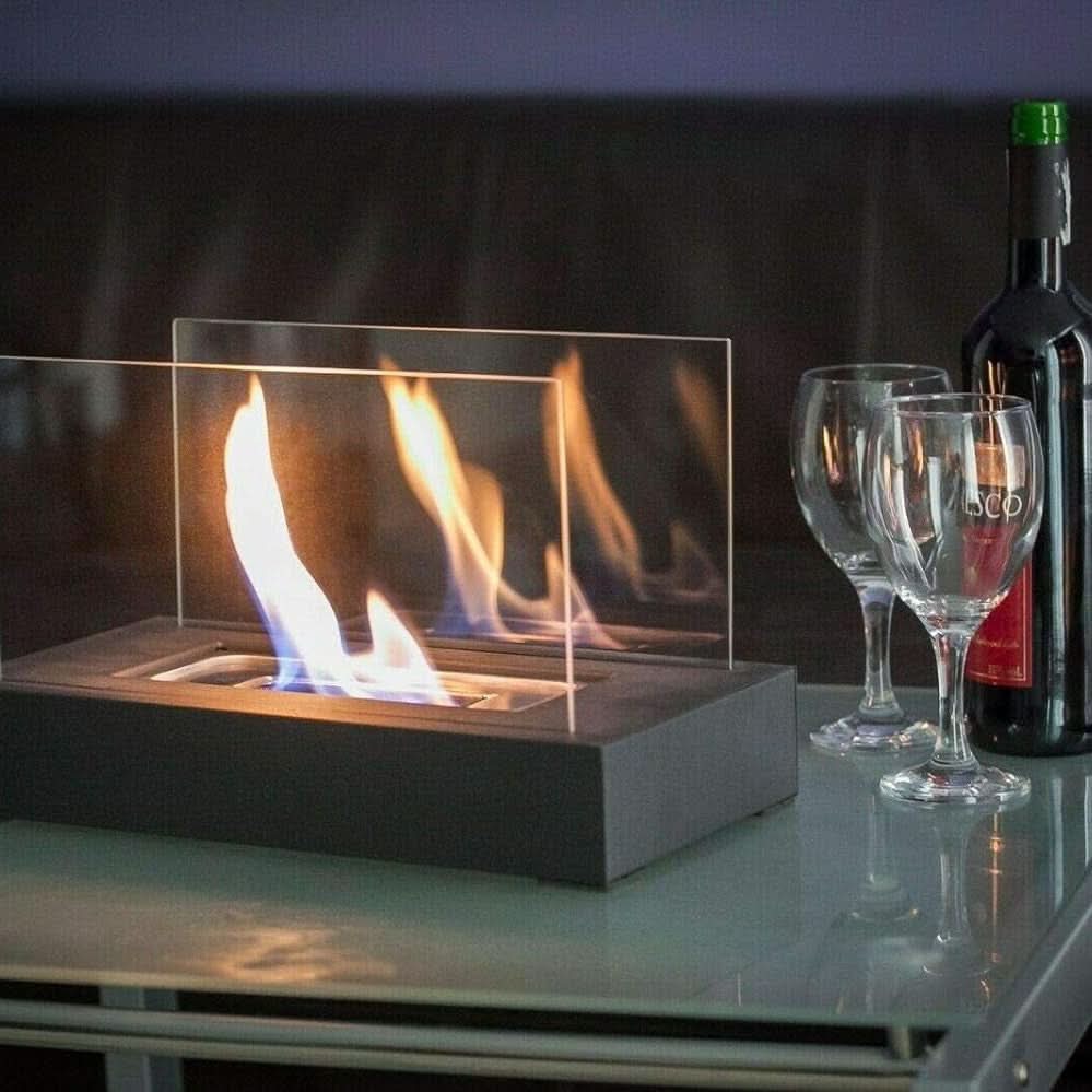 Indoor and Outdoor Smokeless Fireplace – Tabletop Bioethanol Fire Pit