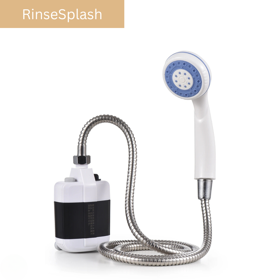 Rechargeable USB Portable Shower for Outdoor Camping and Hiking