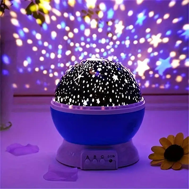 LED Projector Night Light – Starry Sky for Children's Room and Bedroom