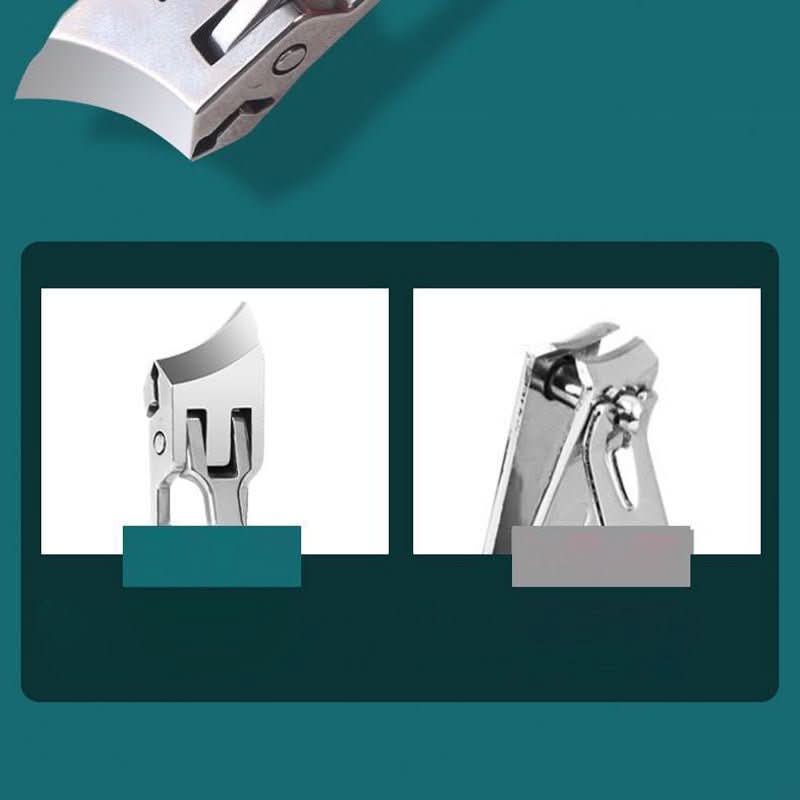 Stainless Steel Nail Clipper for Thick Nails | 15 mm Opening | Splash-Proof