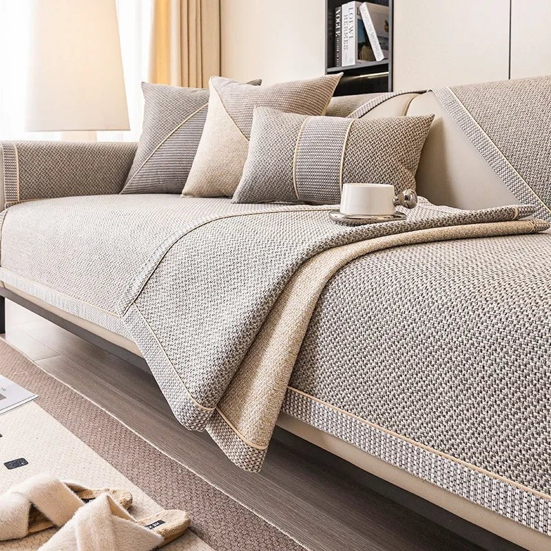 CozyGuard - Elegant Non-Slip Sofa Blanket for All Seasons