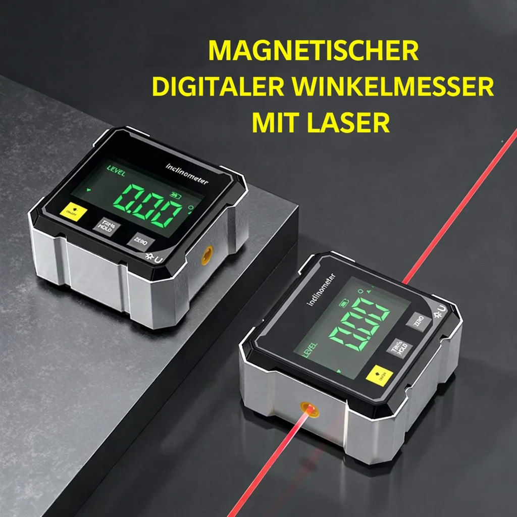 Digital Inclinometer | Magnetic Laser Precision Level Gauge