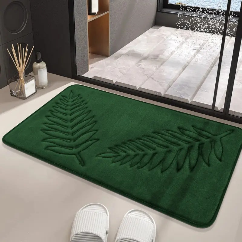 Luxurious Foam Bath Mat Duo with Non-Slip Backing