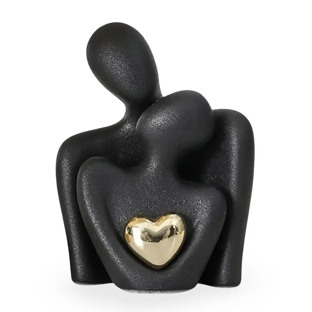 Minimalist Couple Sculpture in Nordic Style