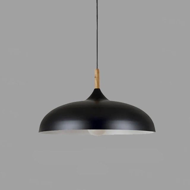Elegant Scandinavian Oak Pendant Light with LED Technology